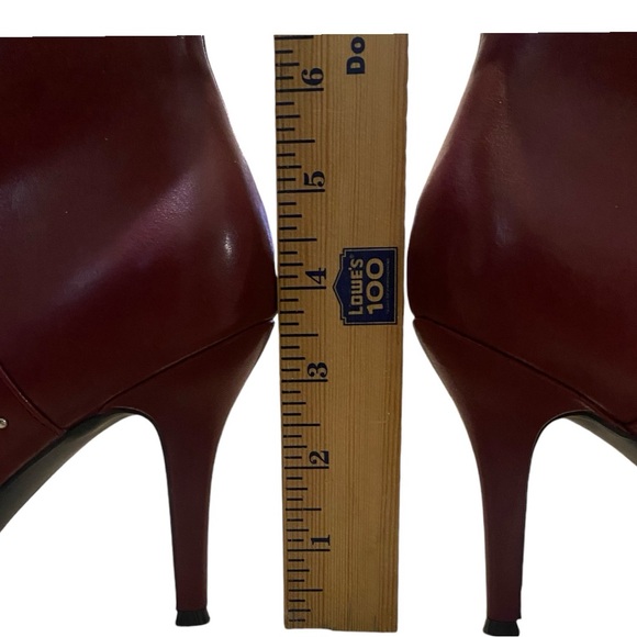 The Limited Ankle Heeled Boots & Booties Pointed Toe Silver Studded Beaded Sz 8 - Picture 15 of 15